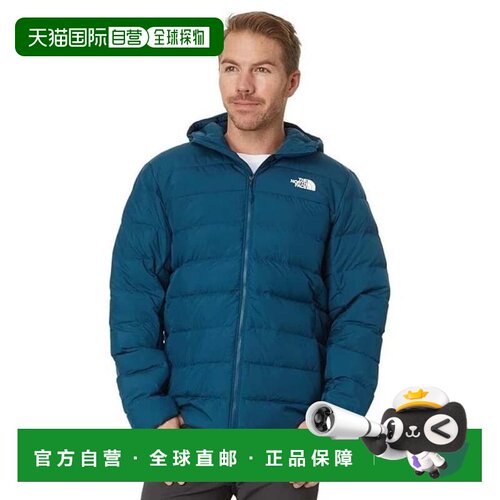 自营The North Face Aconcagua 3 Puffer夹克男蓝色连帽长袖KFC58