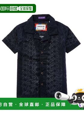 自营Sovereign Code Notting Button Front T-Shirt - black 美国