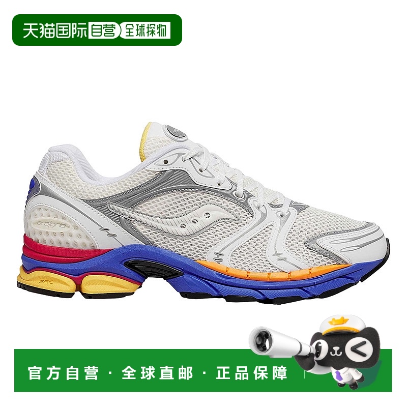 自营 Saucony Progrid凯旋4白色/Multi S70905-2男式-白色 美国奥