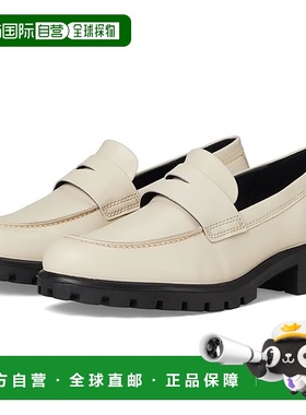 1h可退 香港直邮潮奢 ecco 爱步 女士 Modtray 乐福鞋 grey灰色