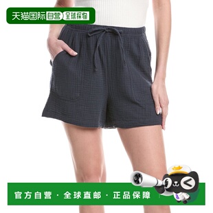 自营Splendid Short navy 美国奥莱直发 Gauze