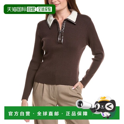 自营Nanette Nanette Lepore针织套头衫-棕色 美国奥莱直发