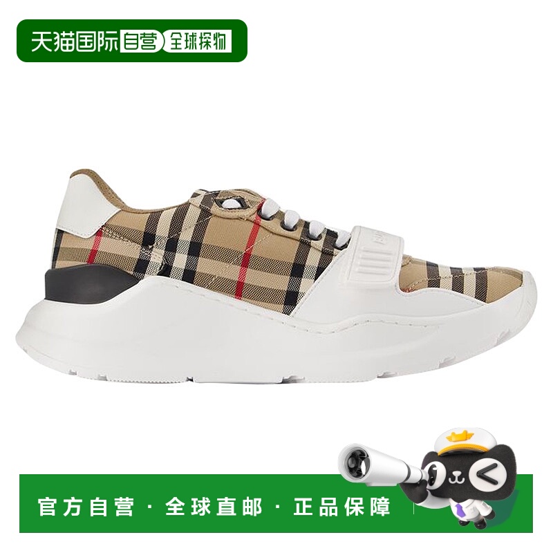 自营Lf Tnr New Regis L Chk Sneakers - Burberry - Multi - Cot
