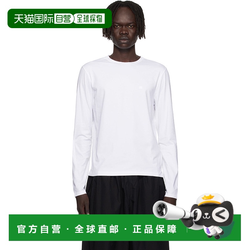 1h可退 香港直邮潮奢 Acne Studios 艾克妮 男士 白色 Long Sleev
