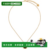 香港直邮潮奢 金色 versace 1h可退 范思哲 男士 Enamel Medusa