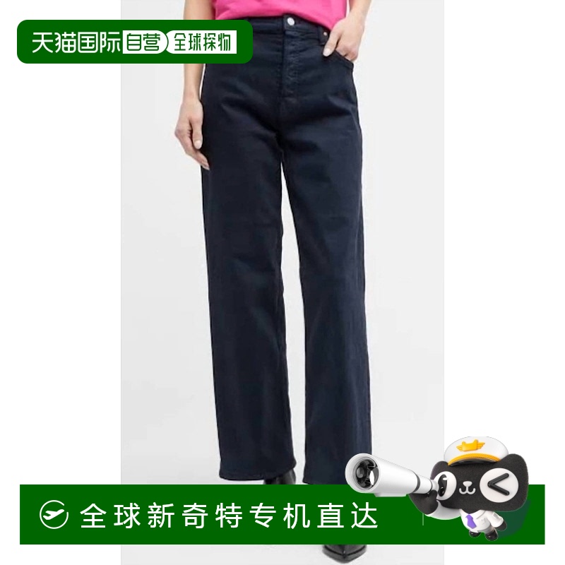 自营 mother高Wasit Spinner紧身牛仔裤-蓝色-蓝色 【美国奥莱】