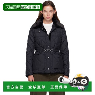 1h可退 香港直邮潮奢 Moncler 盟可睐 女士 海军蓝 Cygne Faux Fu