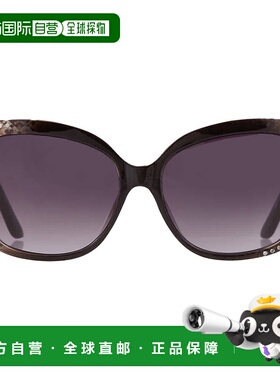 自营Guess Factory Smoke Gradient Butterfly Ladies Sunglasses