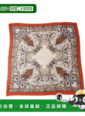 自营Etro Women's Paisley & Floral Wool Blend 140x140 Sheer S