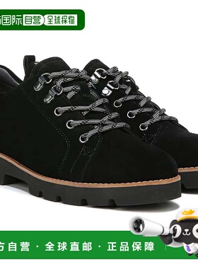 自营Women's Vionic Ballari Oxford Black Suede Lace Up Formal