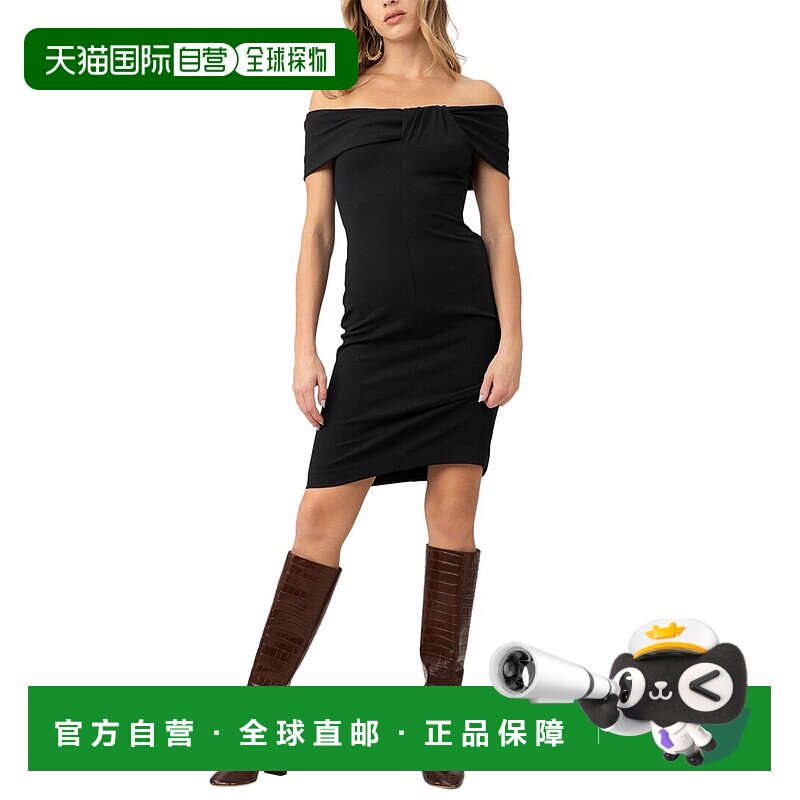 自营 Trina Turk St. Regis 中长连衣裙 - 黑色 美国奥莱直发