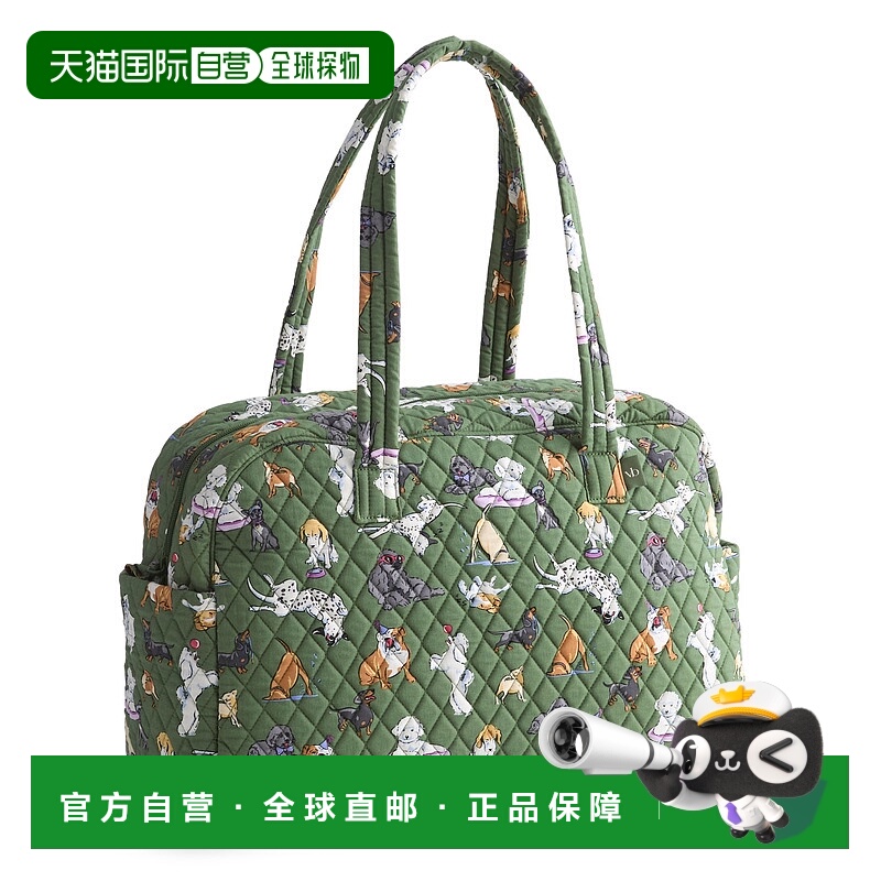 自营vera bradleyOutlet Cotton Weekender Travel Bag - dog par