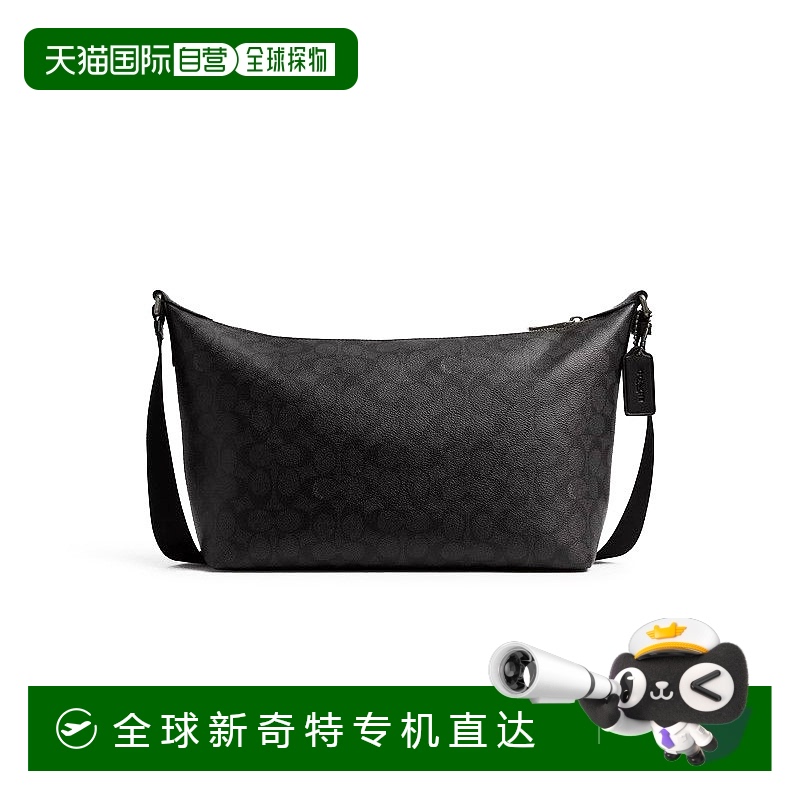 自营 COACH/蔻驰 Finn 标志性帆布斜挎包经典老花单肩包小号男款