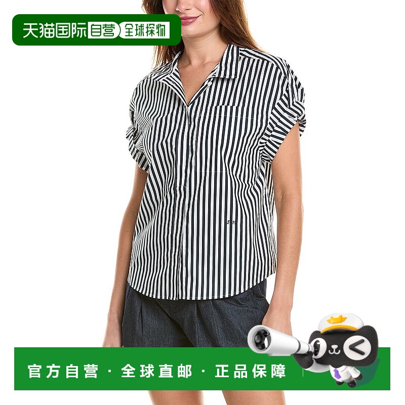 自营FRAME Denim Sheila Shirt - navy 美国奥莱直发