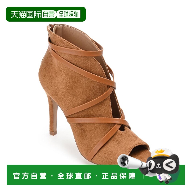 1h可退 【美国直邮】Journee Collection 女士 Samara 露趾短靴