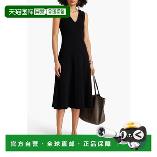 1h可退 【美国直邮】VINCE.|扭纹羊毛混纺中长连衣裙长裙