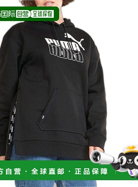 1h可退 【美国直邮】Puma Power Elongated Pullover Hoodie 黑色