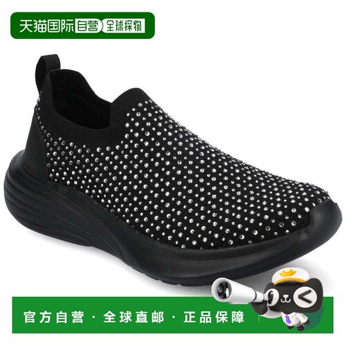 自营journee collectionJournee女式Linnea休闲运动鞋-黑色/金色