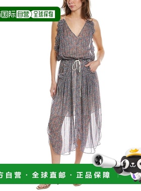 自营 Isabel Marant Étoile Fadelo 长早秋新款连衣裙 蓝色 美国
