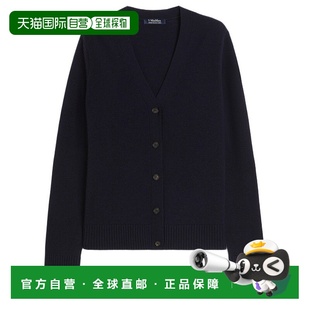 飾 自營max 帶紋理裝 黑色 mara寬松V領(lǐng)羊毛開衫 美國奧萊直發(fā)