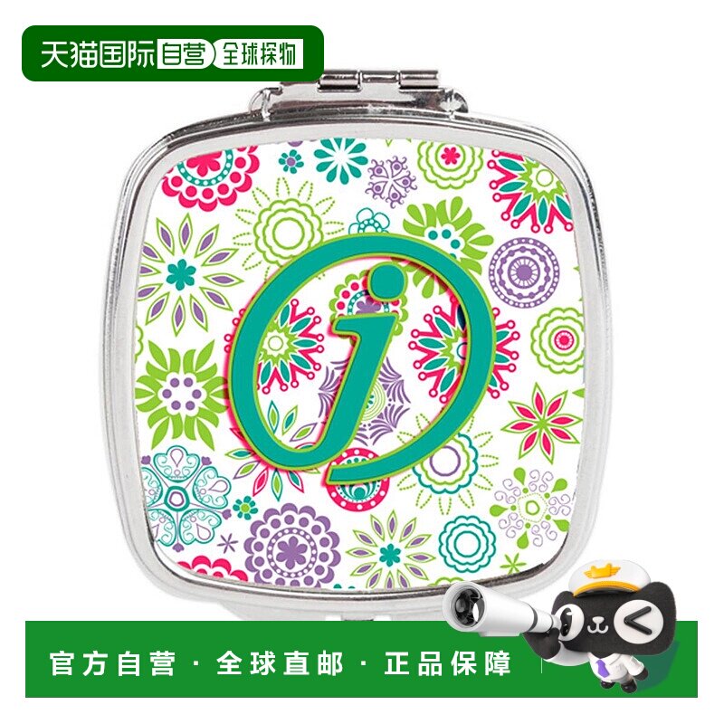 自营 Carolines Treasures CJ2011-JSCM 字母 J 花朵粉红色正品