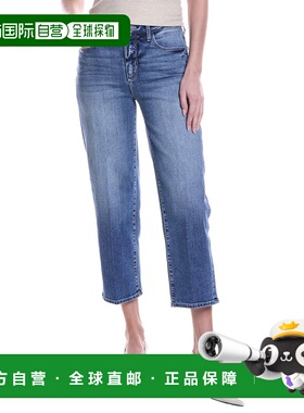 自营L'AGENCE Crop Stovepipe Jean - Blue 牛仔裤美国直发奥莱