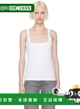 1h可退 香港直邮潮奢 versace 范思哲 女士 白色 90s Vintage Log