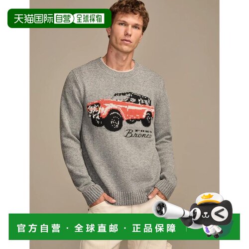 自营lucky brandLucky品牌男士Bronco毛衣-storm 美国奥莱直发