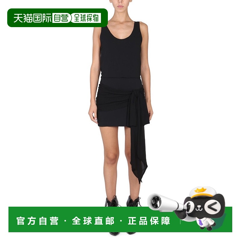 自营philosophy di lorenzo serafiniBlack Mini Dress - black