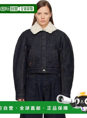 1h可退 香港直邮潮奢 Jacquemus 女士 海军蓝 The Ovalo de-Nîmes