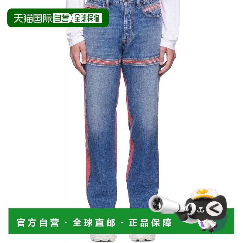 自营 dieselD-Mand中腰直筒牛仔裤，蓝色 美国奥莱直发