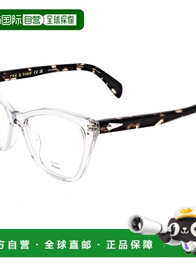 自营 rag & boneRag&Bone女式53mm灰色眼镜-灰色 美国奥莱直发