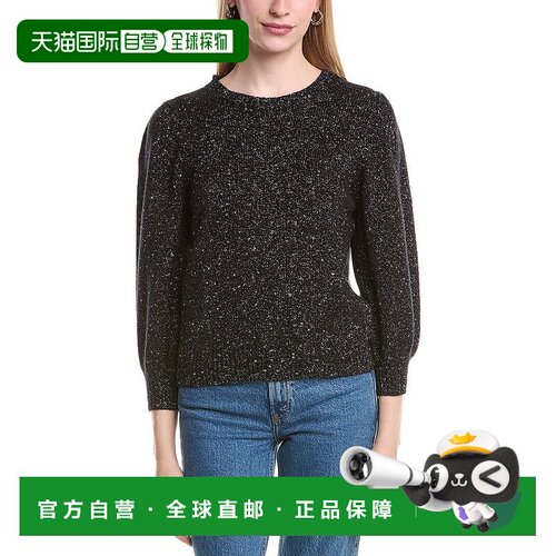 自营Autumn Cashmere Puff Sleeve Wool & Cashmere-Blend Sweate
