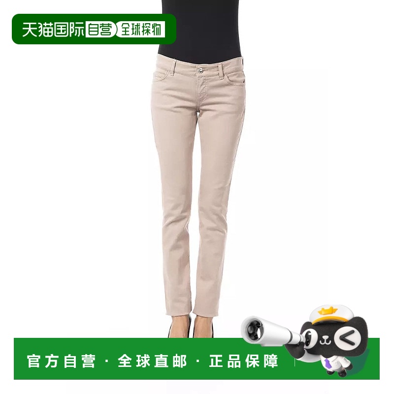 自营 BYBLOS棉质女式修身长裤-米色 美国奥莱直发