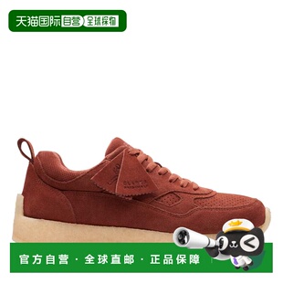 burgundy 自营Clarks 美国奥莱直发 Suede Red Lockhill