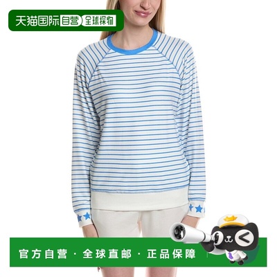 自营PJ Salvage Blue Star Top - white 美国奥莱直发