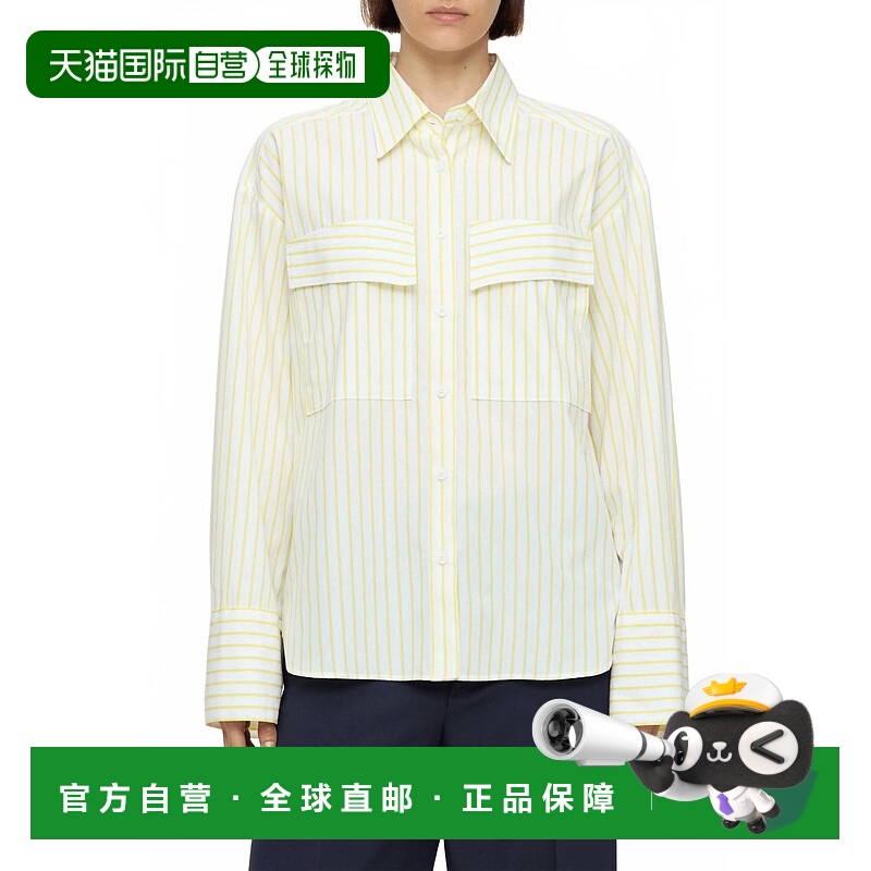 自营 closed实用纽扣衬衫柠檬黄-柠檬黄 美国奥莱直发