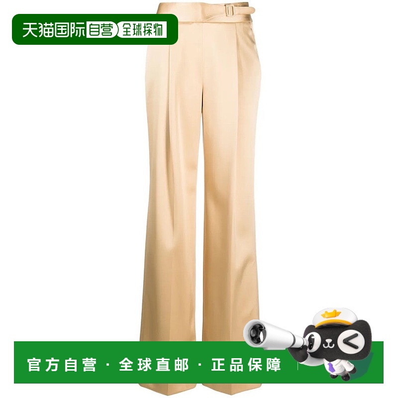 自营ermanno scervinoHigh-Waisted Wide Leg Trousers - neutral