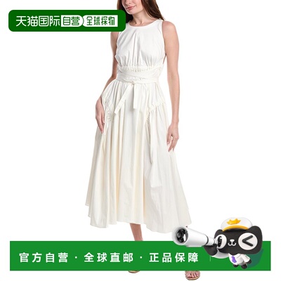 自营ALEXIS Versaille Dress - white 美国奥莱直发连衣裙