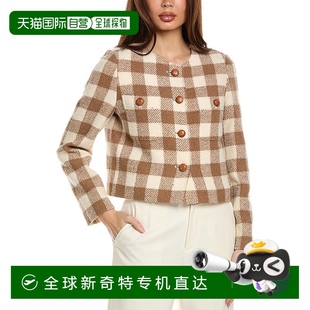 yorkLafayette 自营 new lafayette 148纽约羊毛混纺无领贴袋 148