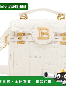 香港直邮潮奢 Balmain 巴尔曼 女士 灰白色 B-Buzz 23 单肩包 AN1
