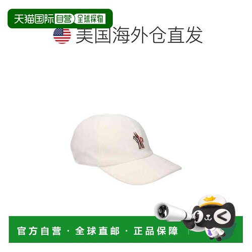 自营Moncler Polyester Cap (Baseball Men's Hat) - white 美国