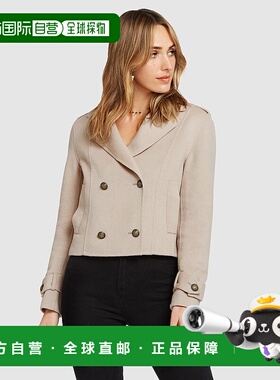 自营belle & bloomBetter Off Military Peacoat - sand 美国奥莱