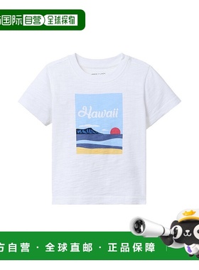 自营Janie and Jack夏威夷T恤-白色 美国奥莱直发