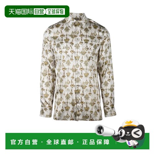 自营givenchy真丝衬衫-白色-灰色 美国奥莱直发