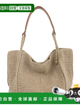 自营 the sakLos Feliz大号手提包-手工钩针编织-竹编静态 美国奥