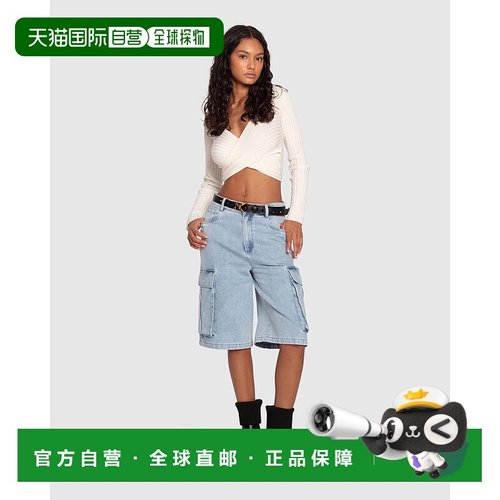 自营 belle & bloom滑冰女孩短-石 美国奥莱直发短裤