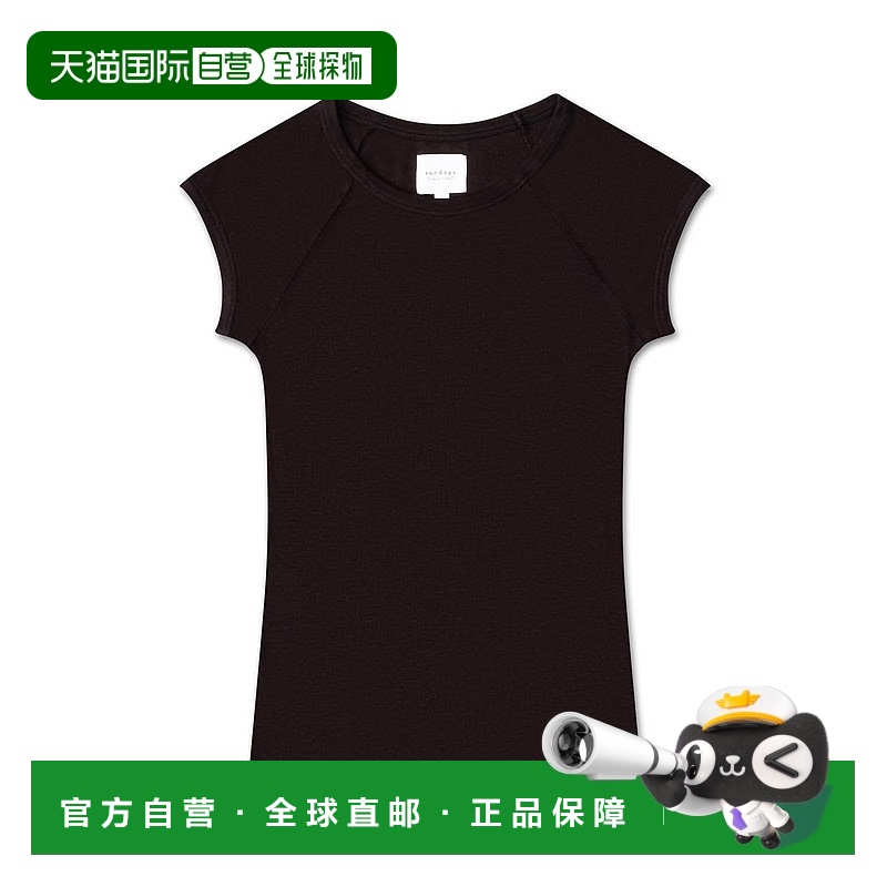 自营 sundays女式Sophia T恤黑色 美国奥莱直发