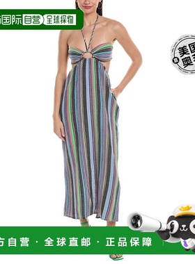 自营Mara Hoffman Laila 长连衣裙 - 黑色长裙 美国直发奥莱