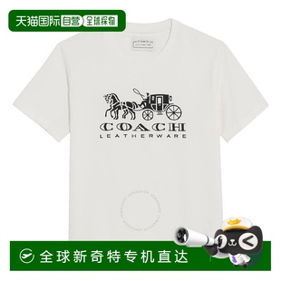 美国直邮 女士 1h可退 coach 上衣 上装 T恤短袖